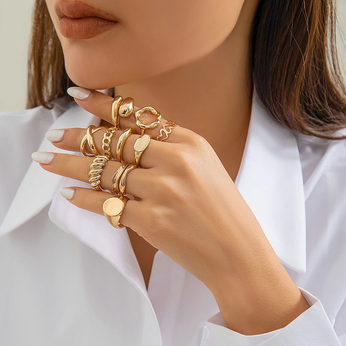 Anillos Ibicencos Boho Ajustables con Diseño Artesanal gold rings