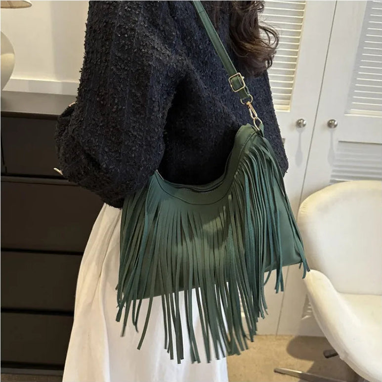 Bolso Ibicenco Boho con Flecos Artesanal boho bag