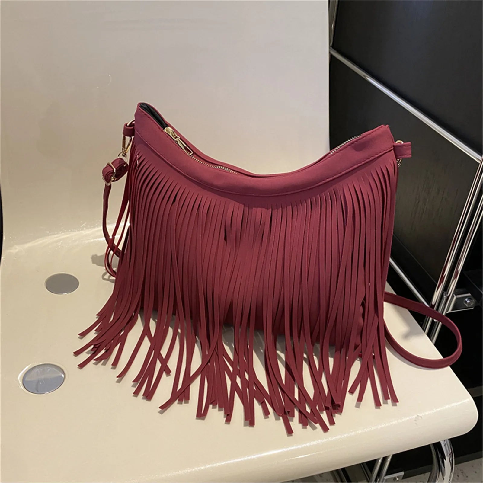 Bolso Ibicenco Boho con Flecos Artesanal boho bag