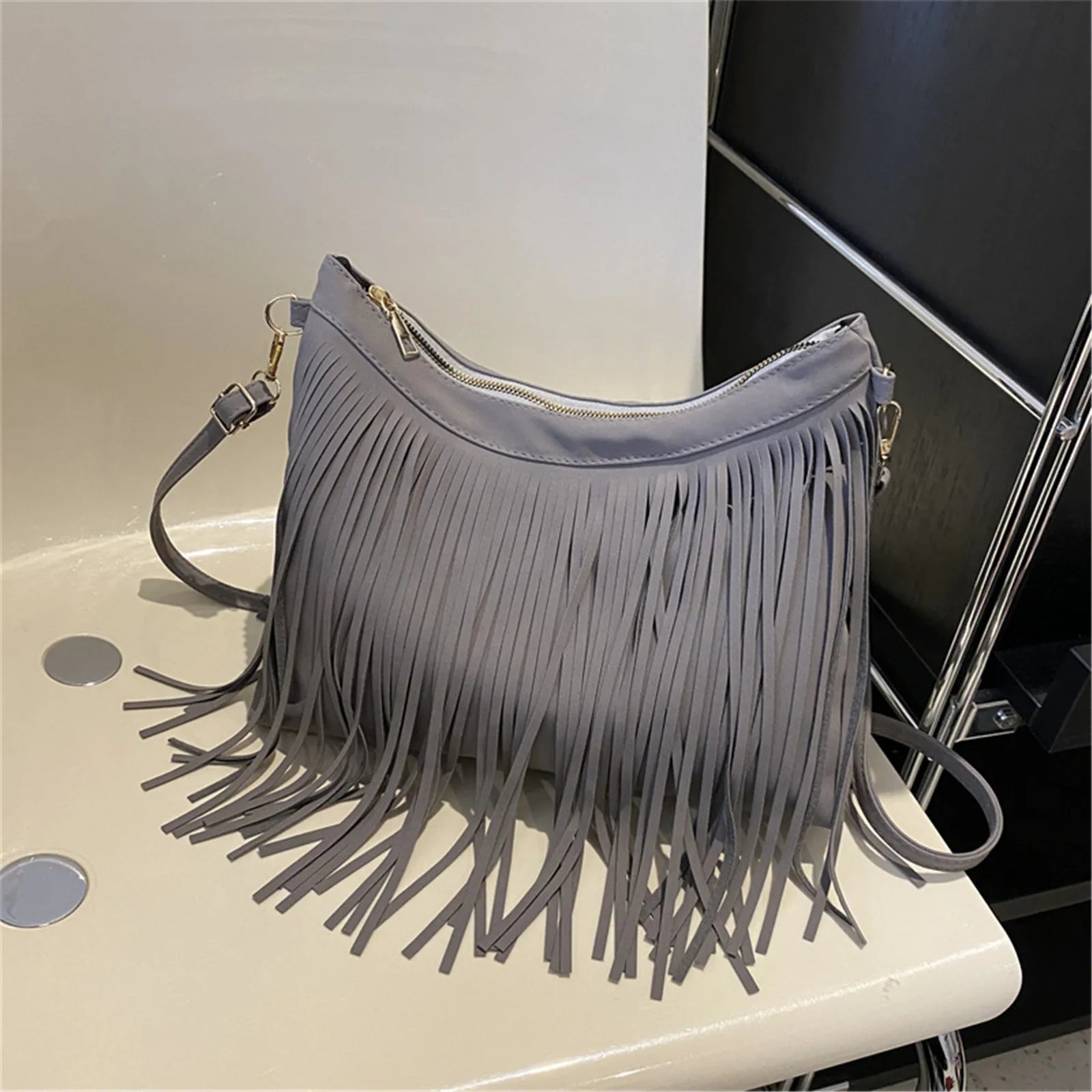 Bolso Ibicenco Boho con Flecos Artesanal boho bag