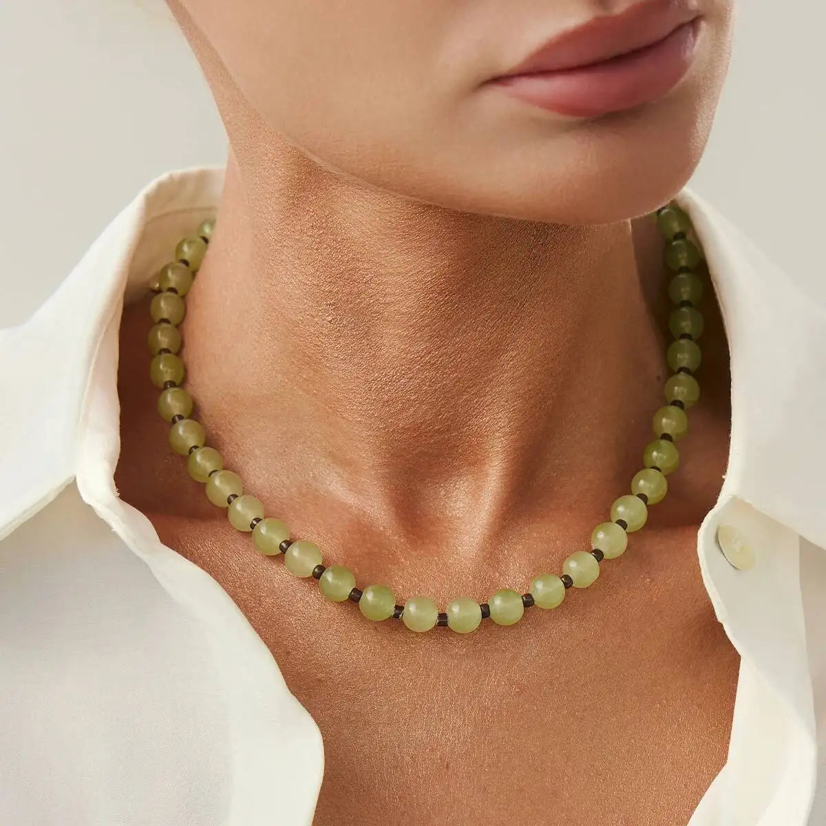 Collar Ibicenco Boho de Cuentas Naturales en Capas necklace