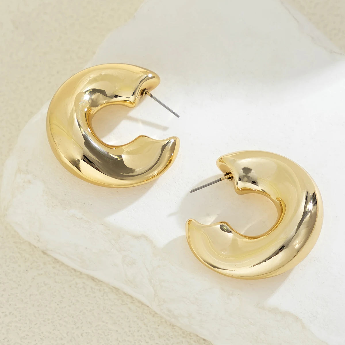 Pendientes Ibicencos Aros Entrelazados Bohogold earrings