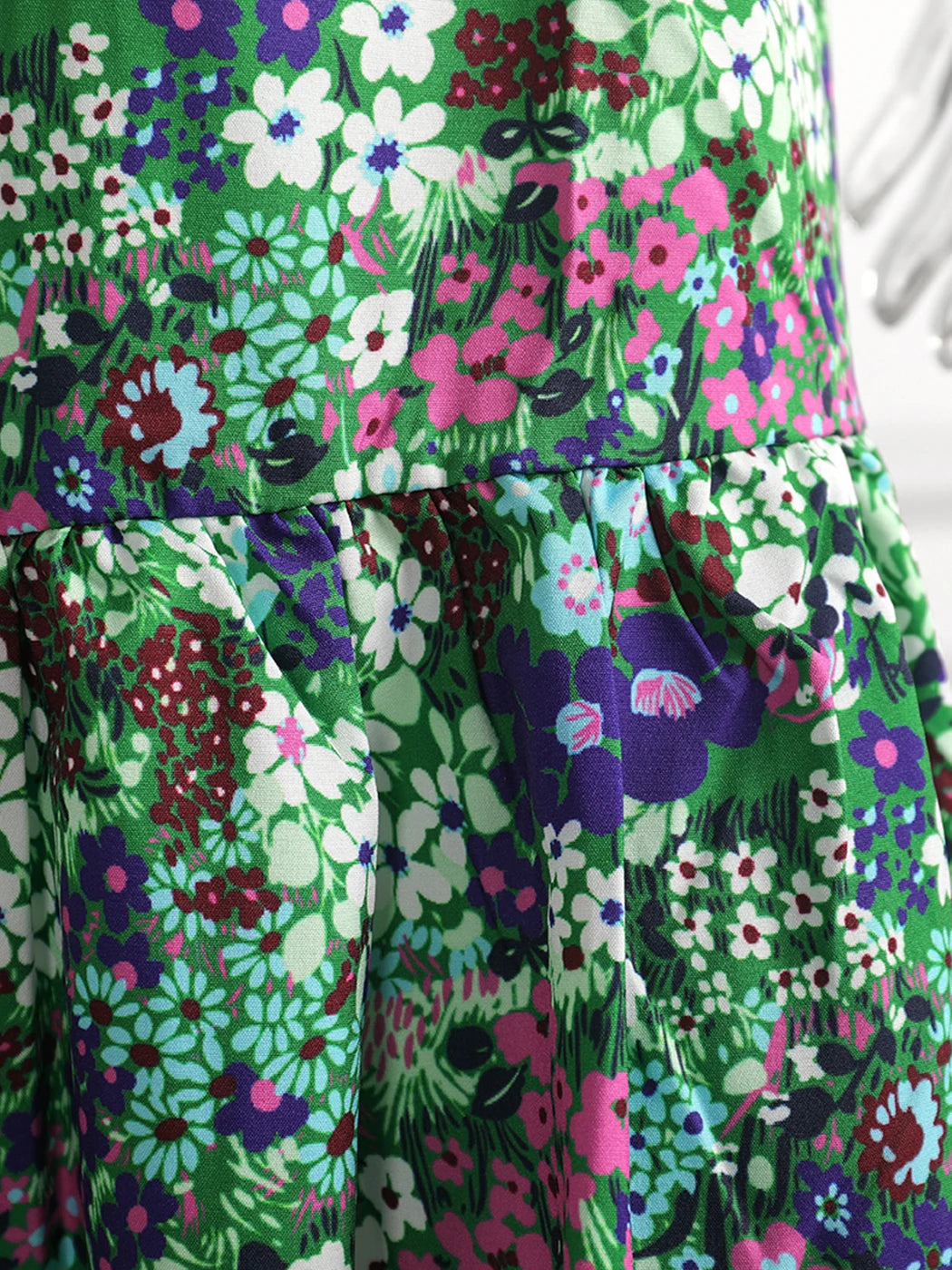 Vestido Ibicenco Boho Chic Floral con Cintura Ajustada Edición