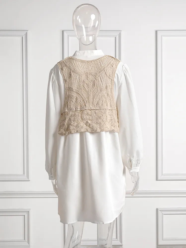 Vestido Ibicenco Boho con Cintura Alta