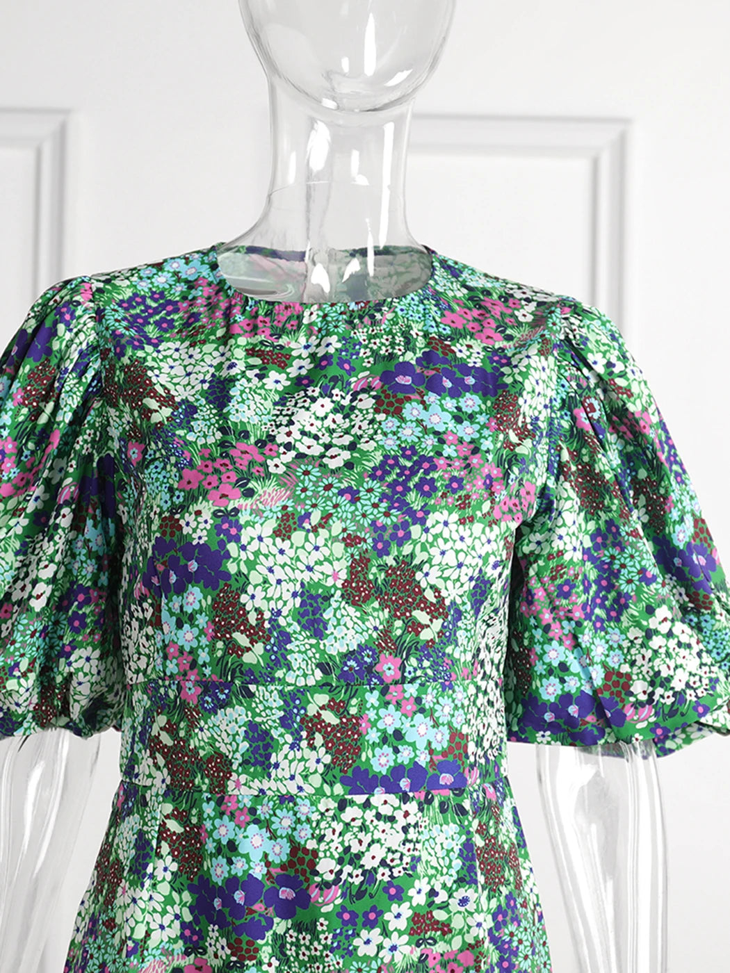 Vestido Ibicenco Boho Chic Floral con Cintura Ajustada Edición