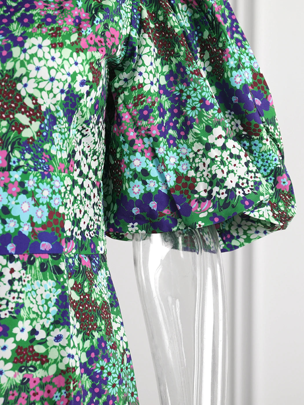 Vestido Ibicenco Boho Chic Floral con Cintura Ajustada Edición