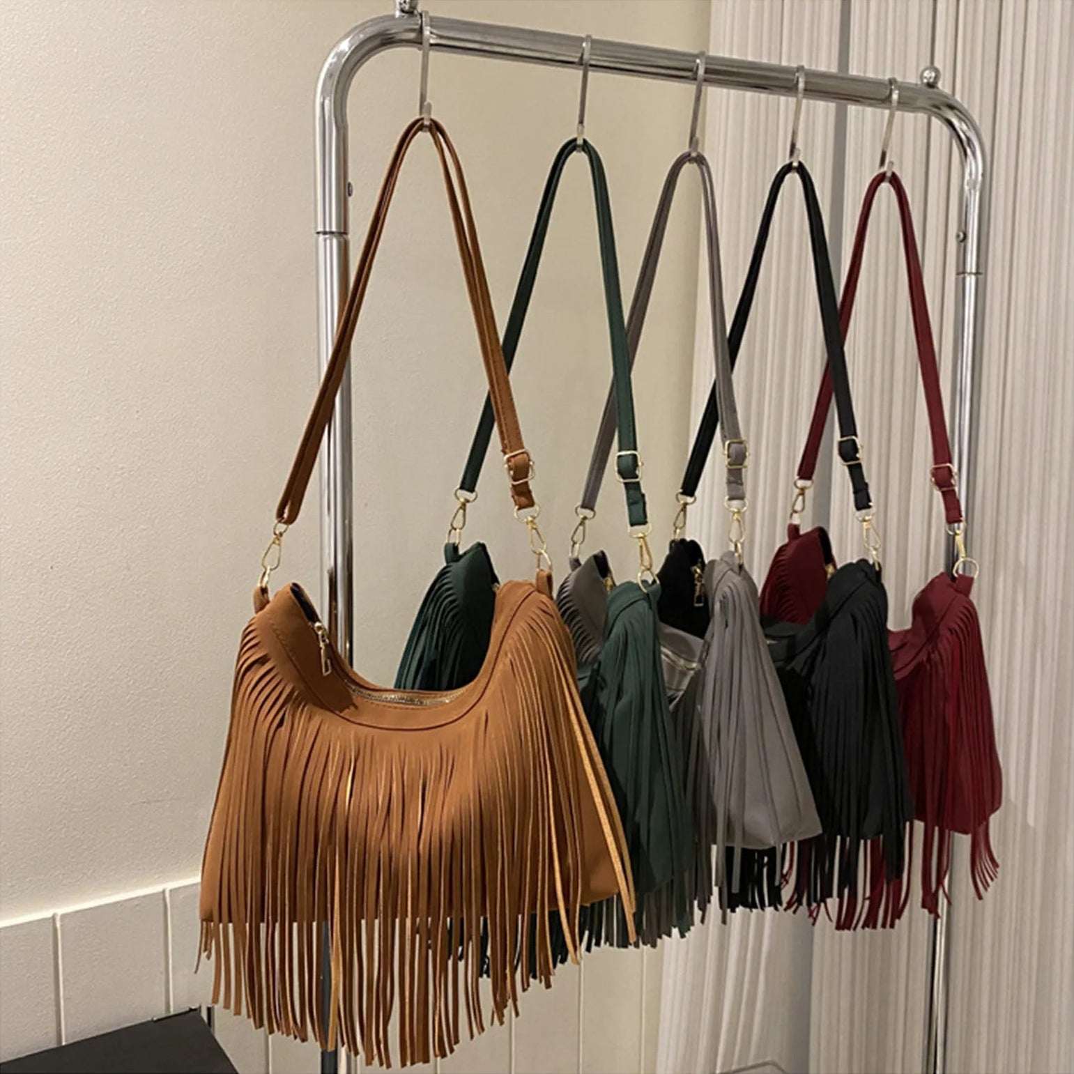 Bolso Ibicenco Boho con Flecos Artesanal boho bag