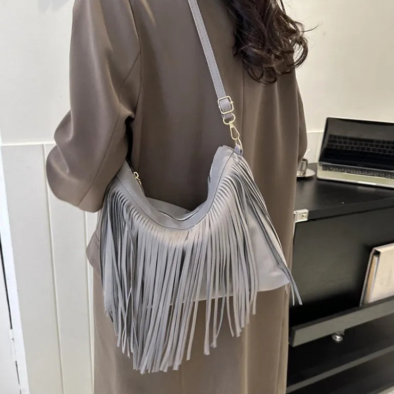 Bolso Ibicenco Boho con Flecos Artesanal  boho bag