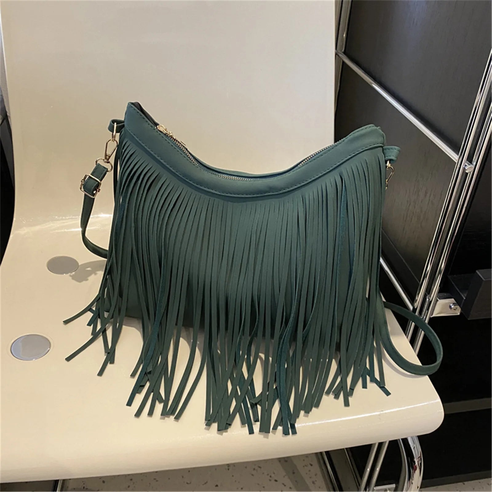 Bolso Ibicenco Boho con Flecos Artesanal  boho bag