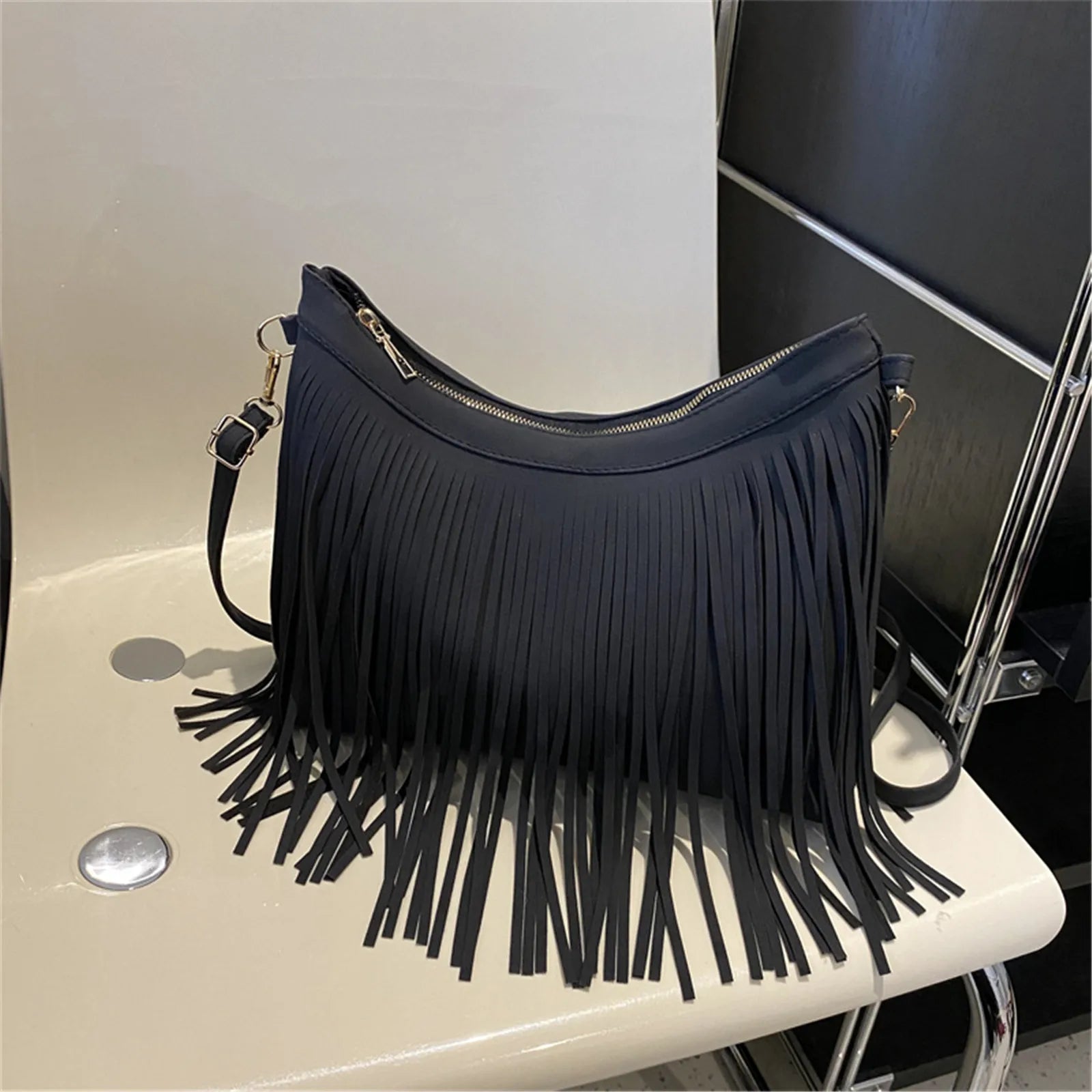 Bolso Ibicenco Boho con Flecos Artesanal boho bag