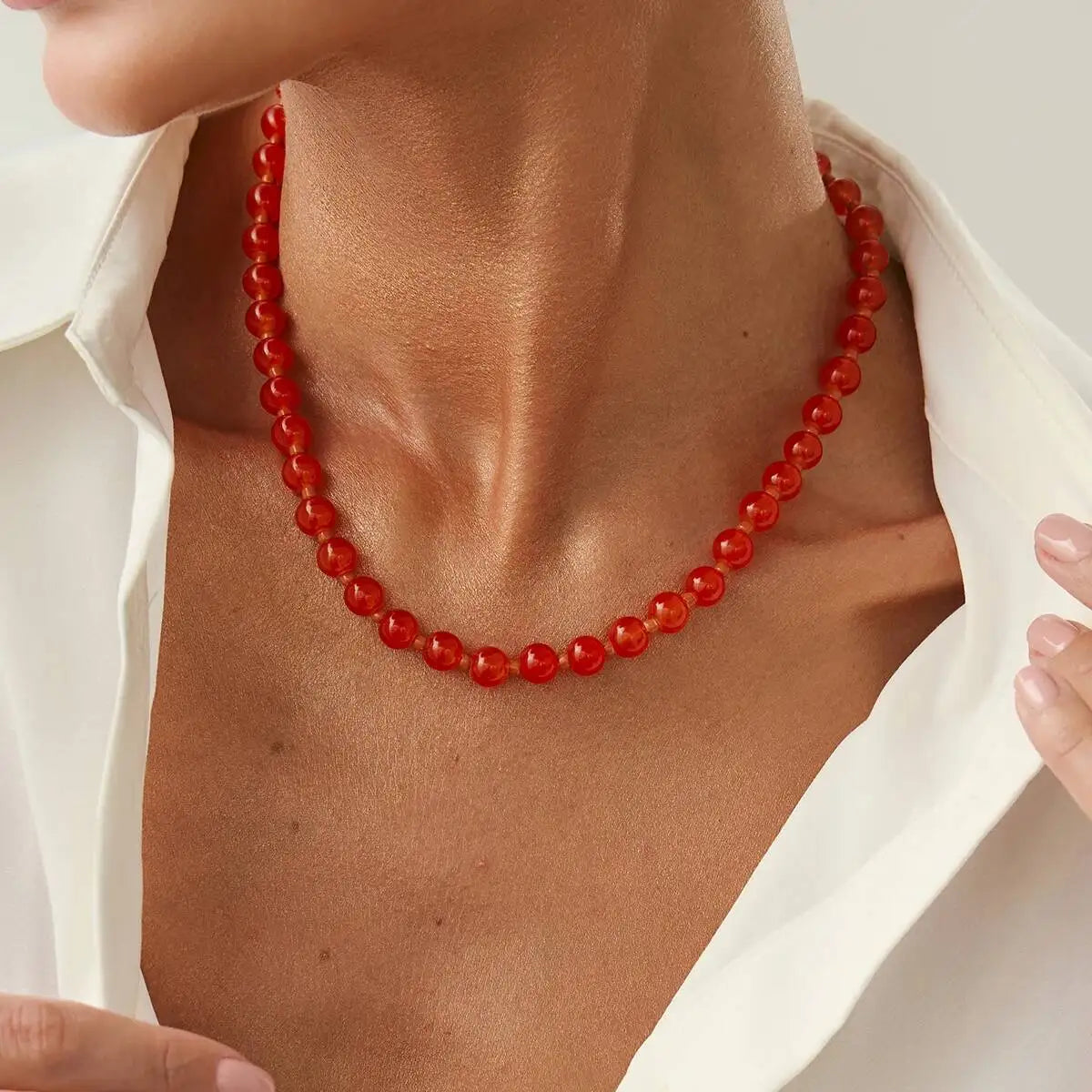 Collar Ibicenco Boho de Cuentas Naturales en Capas necklace