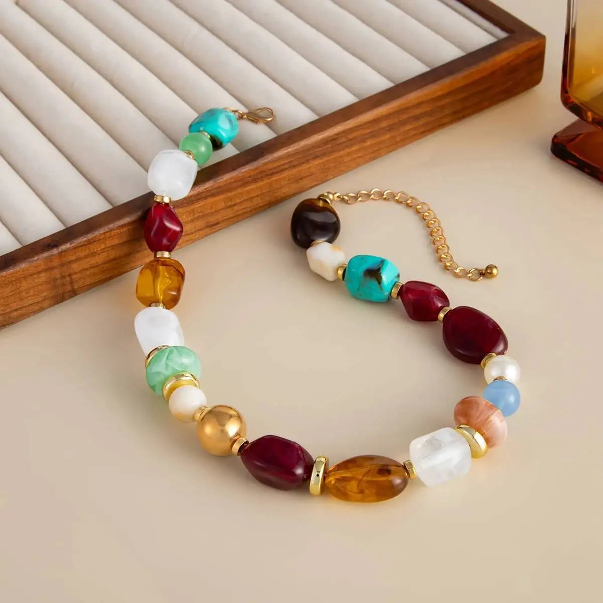 Collar Ibicenco Boho de Diseño Artesanal con Detalles Orgánicos boho necklace