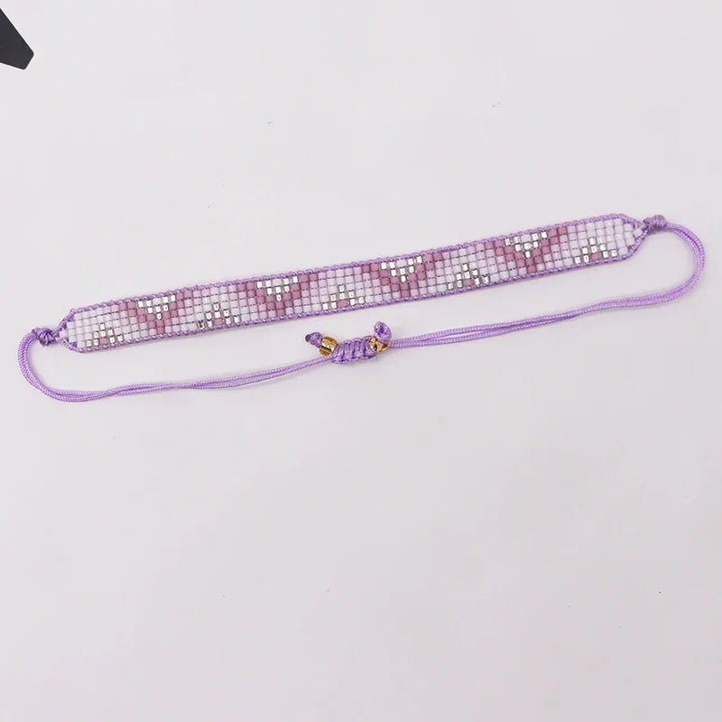 Pulsera Ibicenca Boho de Cuentas Tejidas a Mano boho bracelet