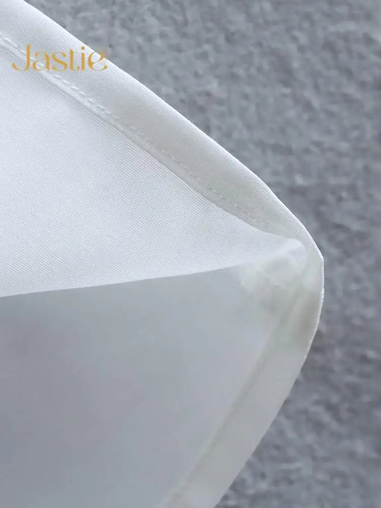 Vestido Ibicenco de Verano Blanco A-Line con Hombro Descubierto y Detalle de Encaje