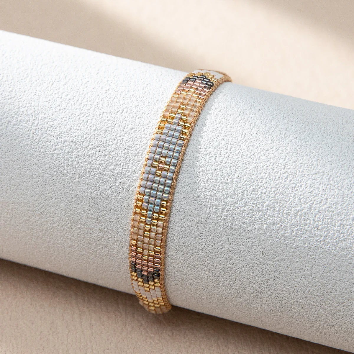 Pulsera Ibicenca Boho Ajustable con Cuentas Finas