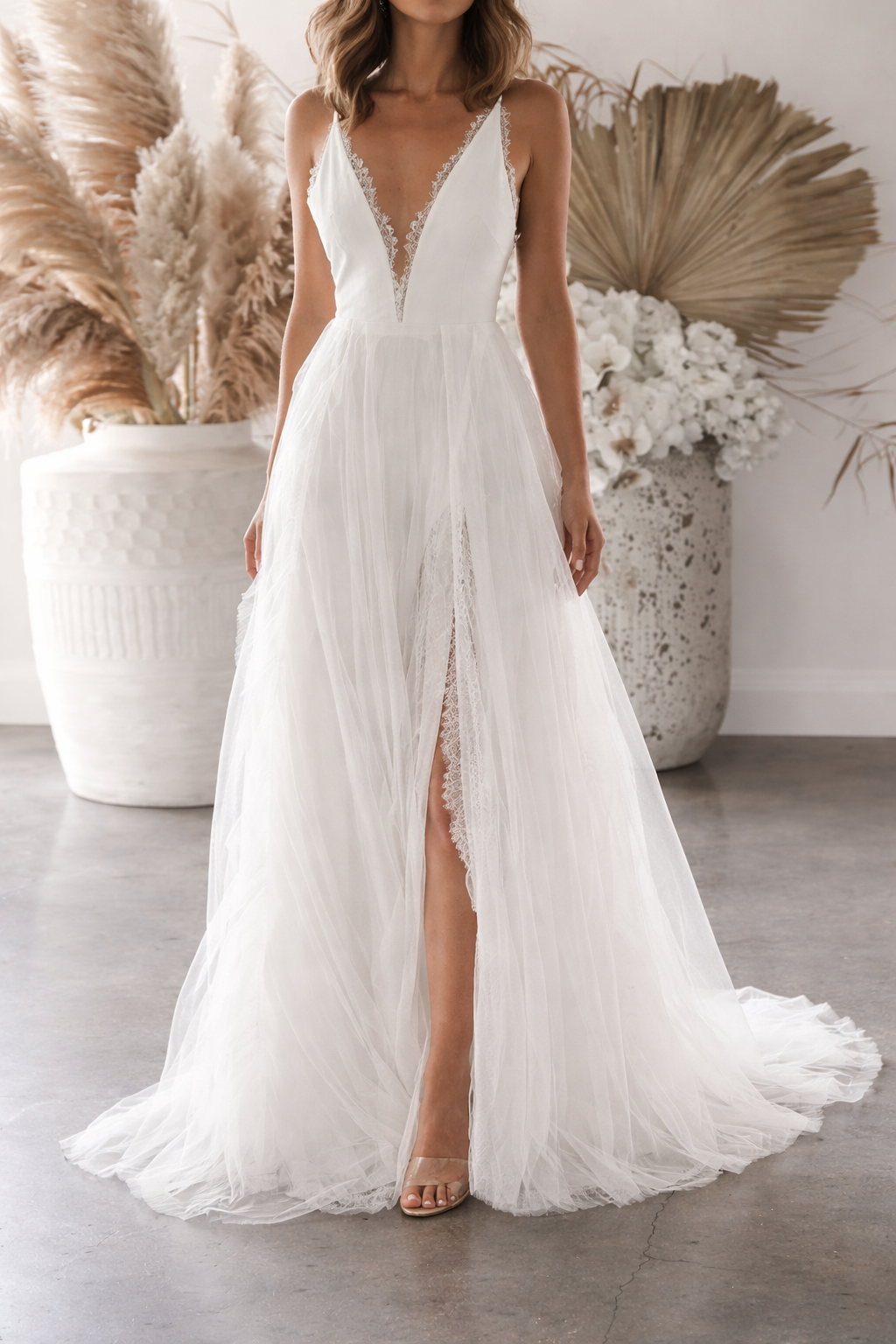 Vestido Ibicenco Largo de Encaje Blanco con Espalda Descubierta long white boho dress